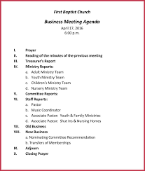 Business Meeting Agenda Templates 9 Best Samples In Pdf
