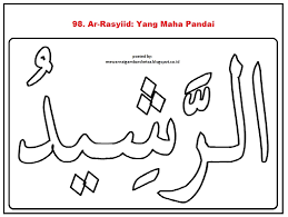 Dalam artian perkata asma istilah asmaul husna juga dikemukakan oleh allah swt dalam surat thaha:8 yang artinya: Gambar Kaligrafi Asmaul Husna Cikimm Com