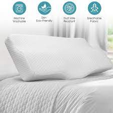 A cheap memory foam pillow can sleep hot or. Neck Memory Foam Sleeping Pillow Orthopedic Pillow With Washable Cover Best Bed Pillows For Side Back Stomach Sleepers Best Wireless Tens Unit Tens Machine Back Stretcher Back Pain Tens Unit