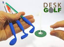 This Addicting 3d Printed Desk Golf Game Will Keep You Busy For Hours 3dprint Com The Voice Of 3d Printing Additive Manufacturing Desk Toys 3d Printing Toys 3d Printing Projects