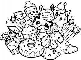 Sugarhai has made a couple of very cute colouring pages, that are free to download. 38 Kawaii Girls Cute Food Food Coloring Pages Ideas Coloring Pages Cute Coloring Pages Coloring Books