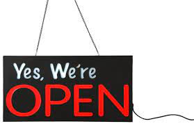Businesses to find trusted, reliable information & resources needed to #reopen after #covid19. Led Yes We Re Open Sign For Storefront And Business Use