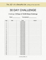 30 Day Challenge 10 000 Steps A Day Get It Gurl 30