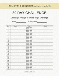 30 Day Challenge 10 000 Steps A Day Get It Gurl 30