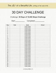 30 day challenge 10 000 steps a day get it gurl 30