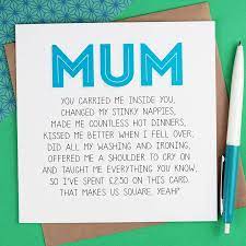 What To Write In Mum S Birthday Card Uk