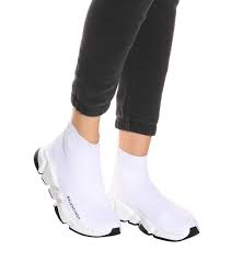 Balenciaga speed trainer triple black $118.00. Balenciaga Speed Trainer White Sneakers Balenciaga Speed Trainer Sneakers White Sneakers