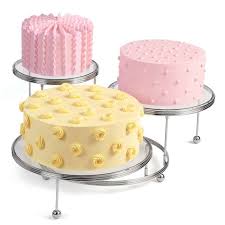 I gave this cake stand as a gift to some very bakery and baking wise friends.they love, love,love it ! Cakes N More 3 Tier Cake Stand Chrome Wilton