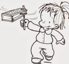 Y es que nada mejor que festejar este día tan señalado para papá que hacerlo jugando a los juegos de todos la vida, ¡a esos que nunca pasan de moda! Imagen De Juegos Tradicionales Para Colorear