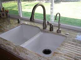 Sink capacity, number of bowls, quality of the enamel. Undermount Cast Iron Sink Love The Countertop Too Cast Iron Kitchen Sinks Sink Cast Iron Sink