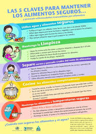Las 5 Claves Para Mantener Los Alimentos Seguros De Utilidad Para Campanas Educativ Enfermedades Transmitidas Por Alimentos Higiene De Los Alimentos Alimentos