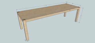 Legs set at the edge of the table help maximize the dining surface. How To Build A Maple Parsons Table For 12 Part 1 Woodworking Network