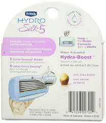 Wilkinson sword schick hydro silk sensitive care women's razor blades 3 6 9 pack. Amazon Com Schick Hydro Silk Moisturizing Razor Blade Refills For Women With Shower Hanger 4 Count Beauty