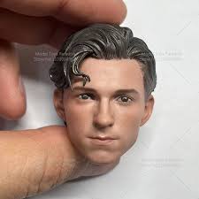 1/6 Spider-Man Soldier Head Sculpt Tom Holland Andrew Garfield Tobey  Maguire DIY Fine Coating Head Fit 12'' Action Figure Body