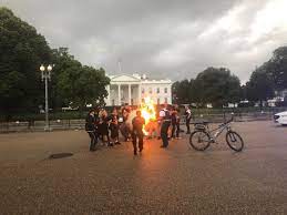Johnson's case reached the supreme court after he violated a texas law regarding flag desecration in 1984. Charges Dropped Against White House Flag Burner Whose Supreme Court Case Enshrined The Right To Burn The Flag Dcist