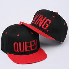 King Queen Embroidery Couple Caps In 2021 Snapback Hats Grey Snapback Snapback
