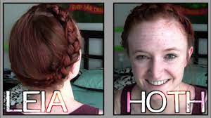 Left leg information on a single line. Star Wars Hair Tutorial Leia Hoth Crown Braid Youtube