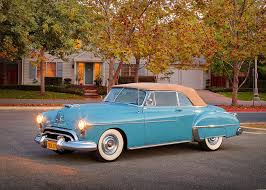 Image result for Crest Blue 1950 Oldsmobile