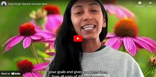 Trisha Singh, National Volunteer Week