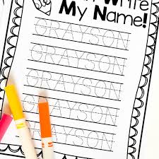 Handwriting worksheets for print practice. Steps To Name Writing For Little Learners Mrs Jones Creation Station