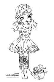 Cheap education & teaching, buy quality education & office supplies directly from china suppliers:coloring book of flowers & sweetgirls kawaii anime lolita fashion coloring book for children/kids/ girls/adults decompression enjoy free shipping worldwide! Gothic Lolita Lineart By Jadedragonne Deviantart Com On Coloring Home