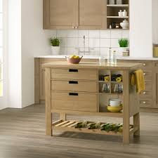 light oak kitchen island with drawers