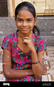 Young girl of Patan, Gujarat, India Stock Photo