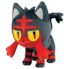 Pokemon Litten Plush Toy Walmart Com Pokemon Plush Pokemon Stuffed Animals Pokemon Toy