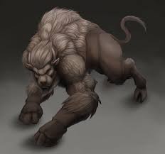 Humanoid Bison Monster Concept Art Mythical Monsters Creature Art