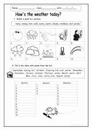 Esl Weather Worksheets Worksheet For Kindergarten Resources In 2020 Weather Worksheets Reading Comprehension Worksheets 2nd Grade Reading Comprehension