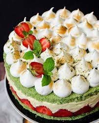 Matcha Fraisier Fraisier Cu Pudra De Ceai Verde Recette Matcha Fraisier