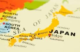 Open the map of japan. Japan