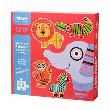 Baby animals puzzle is a fun and educational game that allows toddlers and kids to have fun and learn at the same time. Mideer My First Puzzle Animal 25 Pieces Babymama