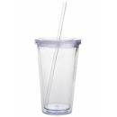 Bulk Double-Wall Clear Plastic Tumblers, oz. at m