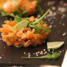 Tartare De Saumon Fume Au Citron Vert Recette Tartare De Saumon Fume Tartare De Saumon Recette Artisanale
