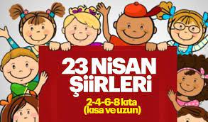 23 nisan yaklaştıkça ulusal egemenlik ve çocuk bayramı etkinliklerin vazgeçilmezleri arasında yer alan 23 nisan… 23 Nisan Siirleri Burada 2 4 6 8 Kita 23 Nisan 2018 Ulusal Egemenlik Ve Cocuk Bayrami Siirleri Galeri Turkiye