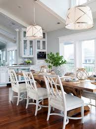 White coastal dining room table. Kitchen Furniture Blog Artful Kitchens