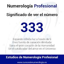 Generalmente se definen entre el 10 y el 99, entendiendo el primero como el. Significado Del Numero 333 Ver El Numero 333 Numerologia 333