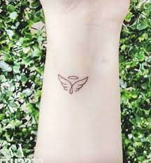 These matching angel wings wrist tattoos are flightless wonders. Pin On Tattoos