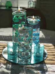 Check out turquoise vases decorative on directhit.com. 120 Blue Turquoise White Pearls With Matching Gems For Centerpieces Floating Pearls Vase Pearlfection