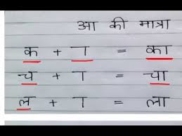 Learn Hindi Lesson 8 Aa Ki Matra
