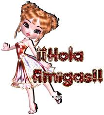Hola Amigas!! Muñequita - Gifs