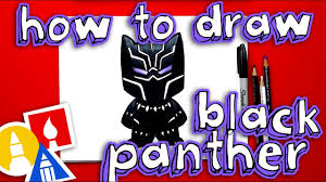 Make a drawing using pencil. How To Draw Black Panther Youtube