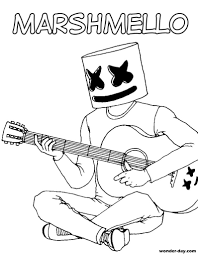 Each printable highlights a word that starts. Marshmello Fortnite Coloring Pages Printable Marshmello Marshmello Fortnite Coloring Page 2 Coloring Pages