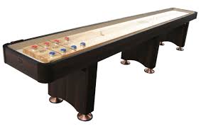 In this video you can see how to play shuffleboard: Playcraft Woodbridge Shuffleboard Table Reviews Wayfair