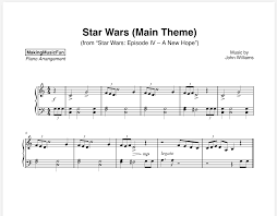Your beginners are just itching to play john williams most /item/detail/b/star wars/2383966 register today for the new sounds of j.w. Star Wars Beginner Piano Sheet Music Digital Print Bluebird Music Lessons