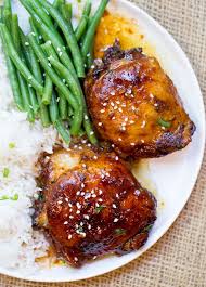 Slow Cooker Honey Garlic Chicken Recipe On Yummly Yummly Recipe Chicken Slow Cooker Recipes Chicken Thights Recipes Slow Cooker Chicken Thighs