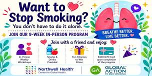 FREE Smoking Tobacco 9-Week In-Person Program