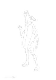 How To Draw Peely Fortnite Season 8 Drawing Tutorial On Behance Drawing Tutorial Drawings Pictures To Draw