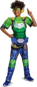 Amazon.com: Disguise Lucio Overwatch Muscle Boys' Costume : Clothing, Shoes  & Jewelry